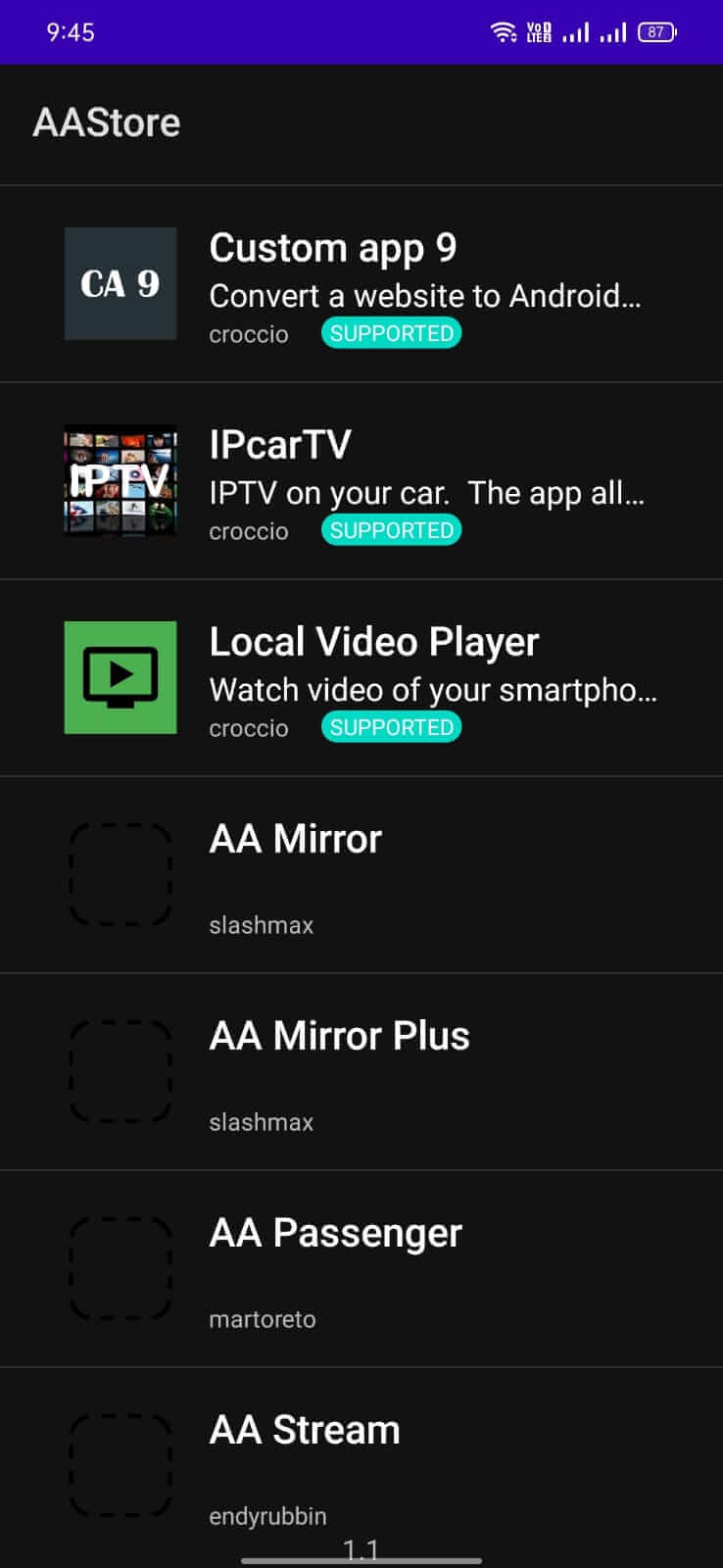 AAStore screenshot 1