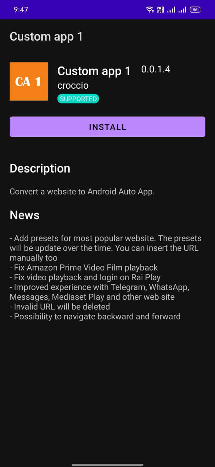 AAStore screenshot 1