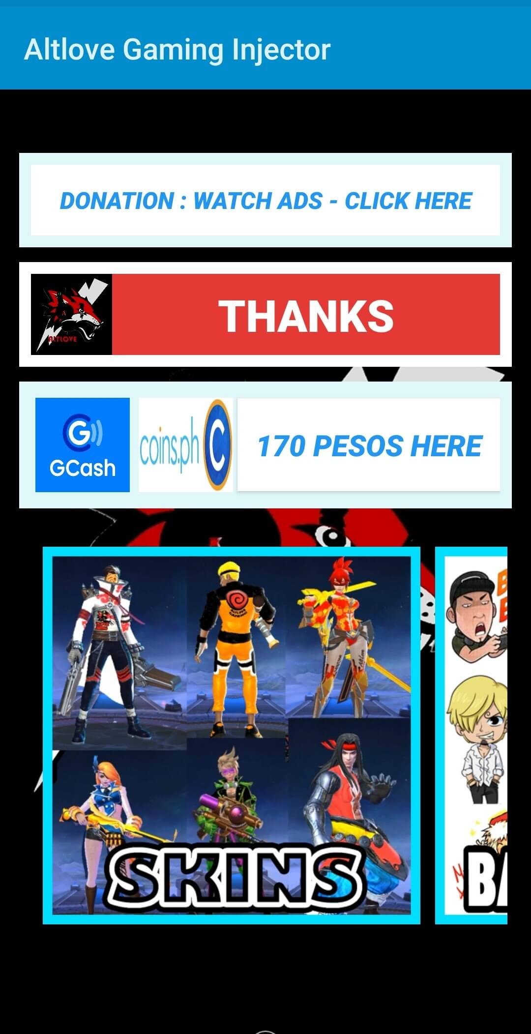 Altlove Gaming Injector screenshot 1