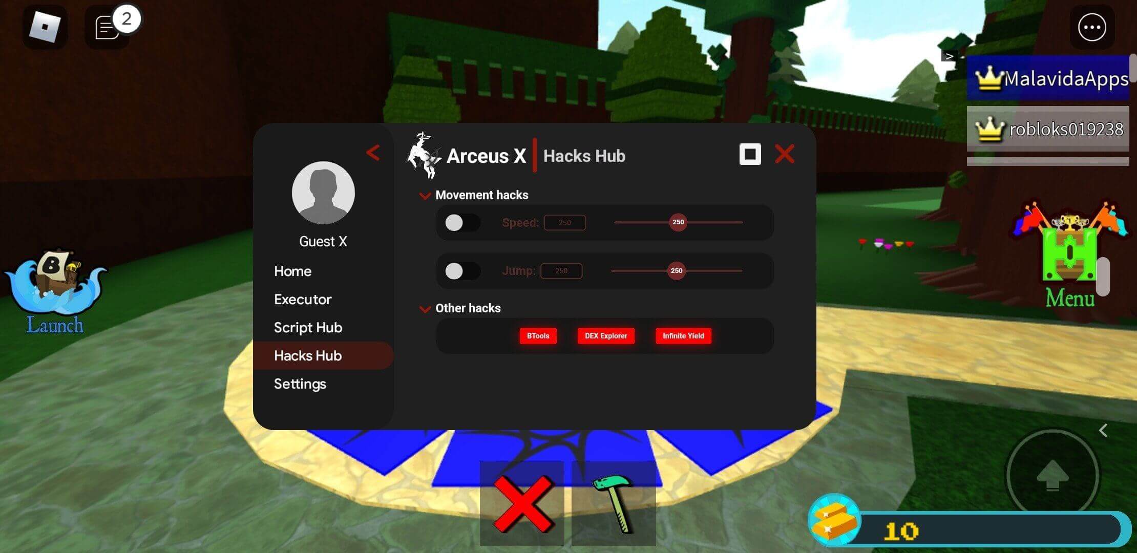 Arceus X V3 screenshot 1