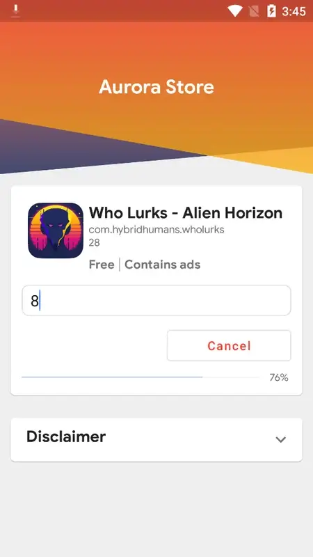 Aurora Store screenshot 1