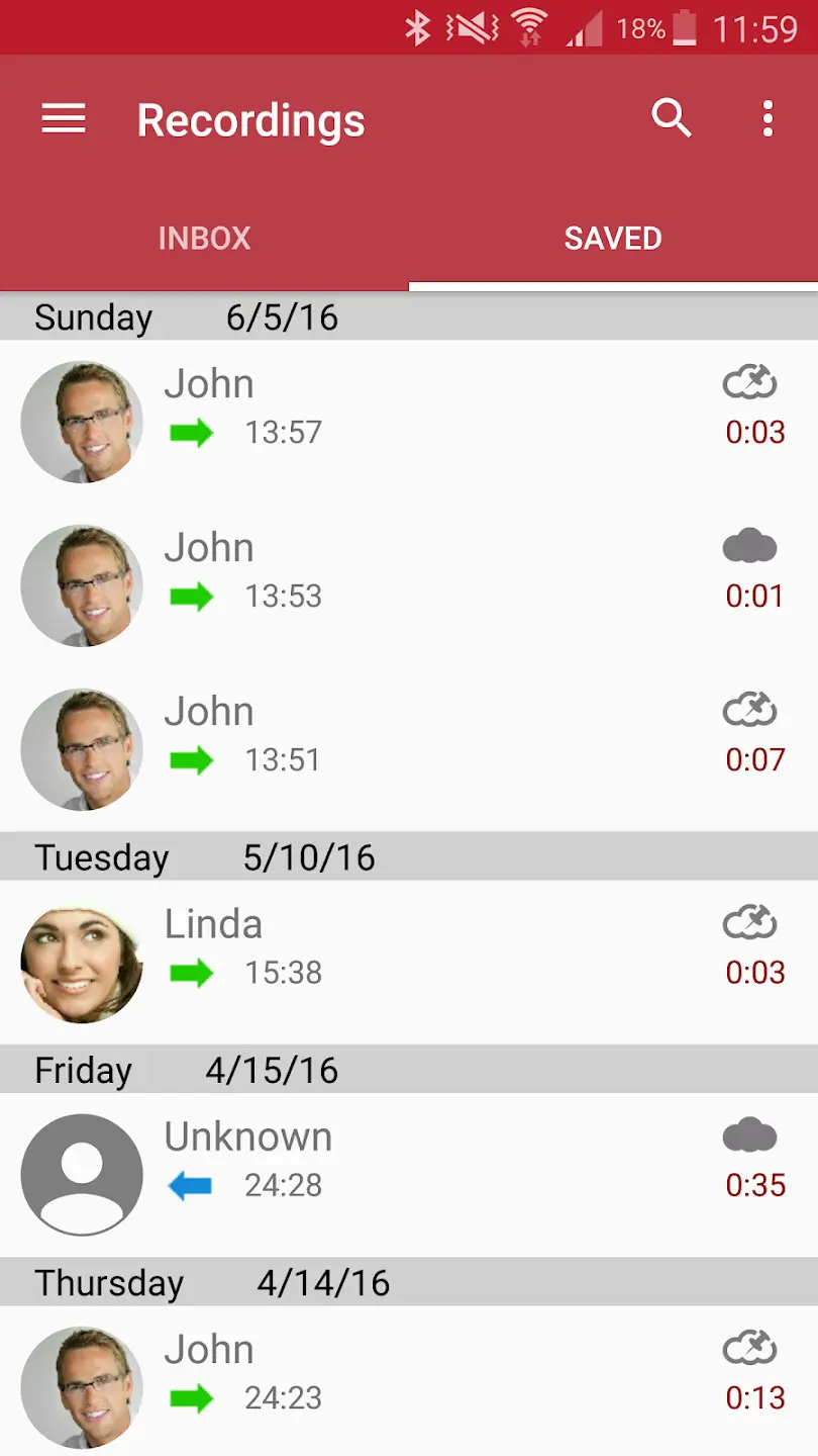 Automatic Call Recorder screenshot 1