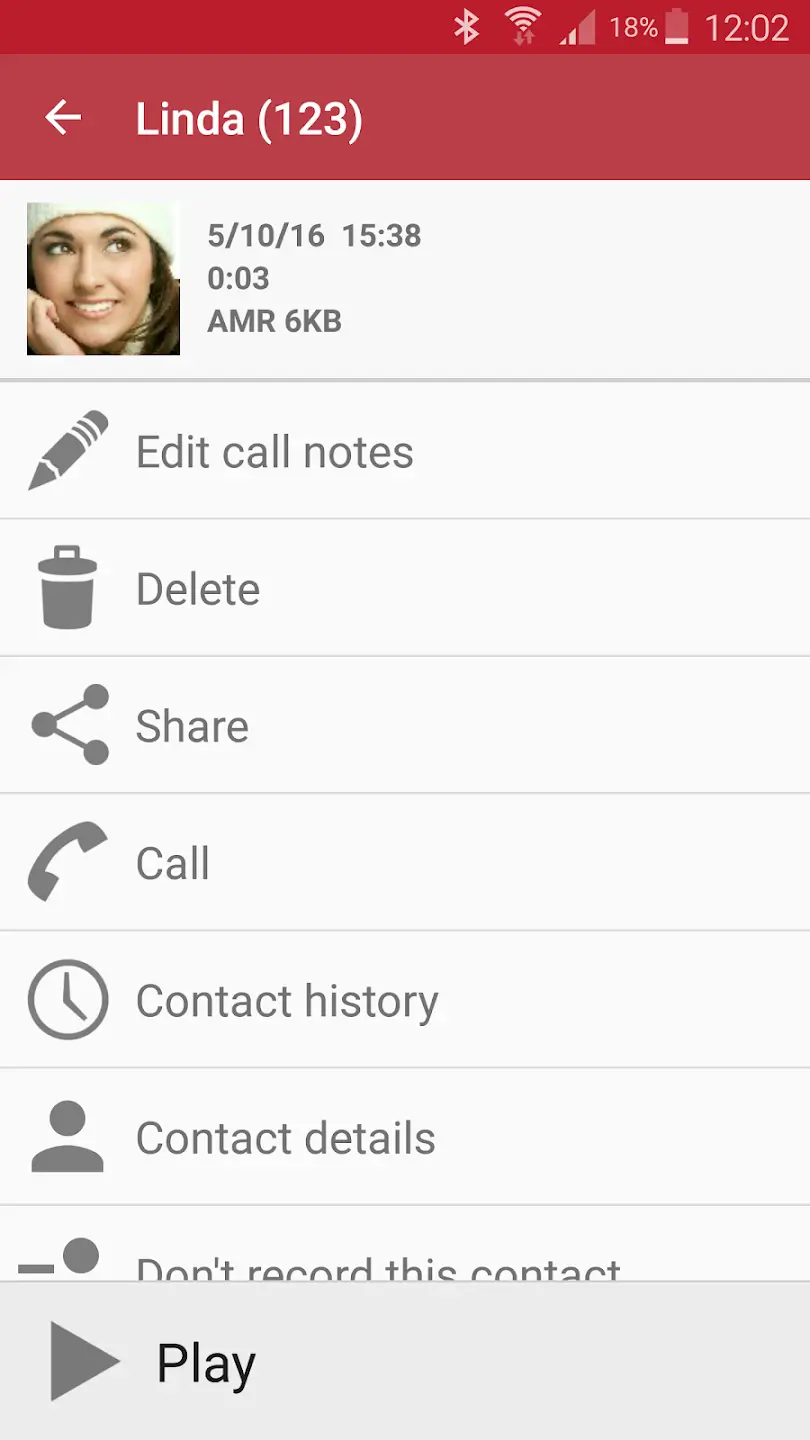 Automatic Call Recorder screenshot 1