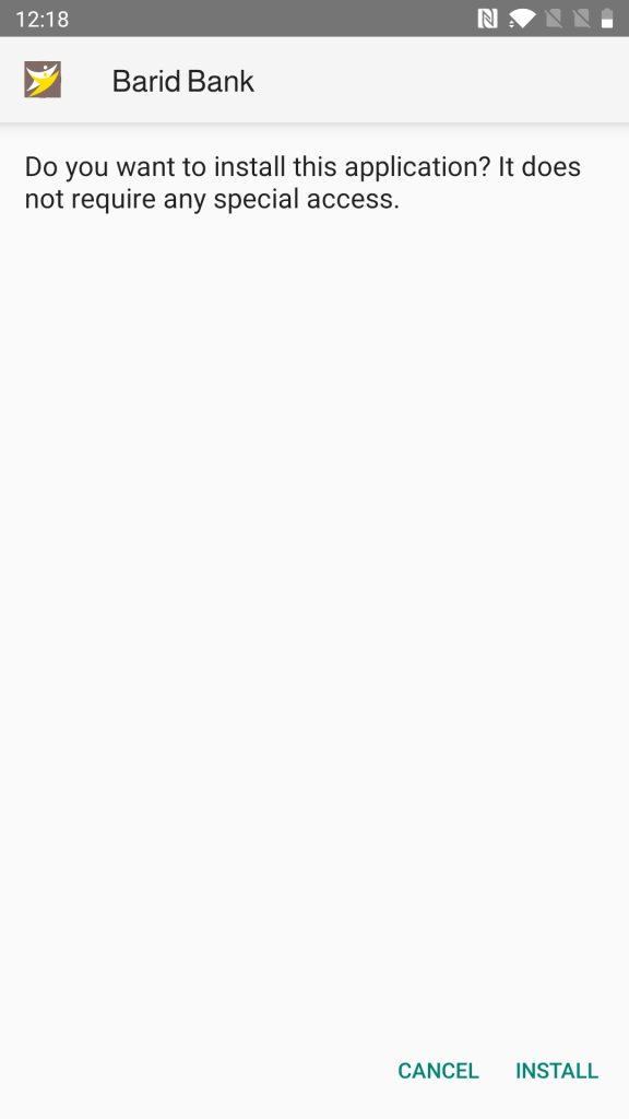 install Barid Bank APK