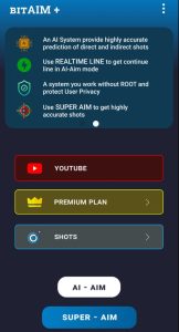 welcome screen of the App