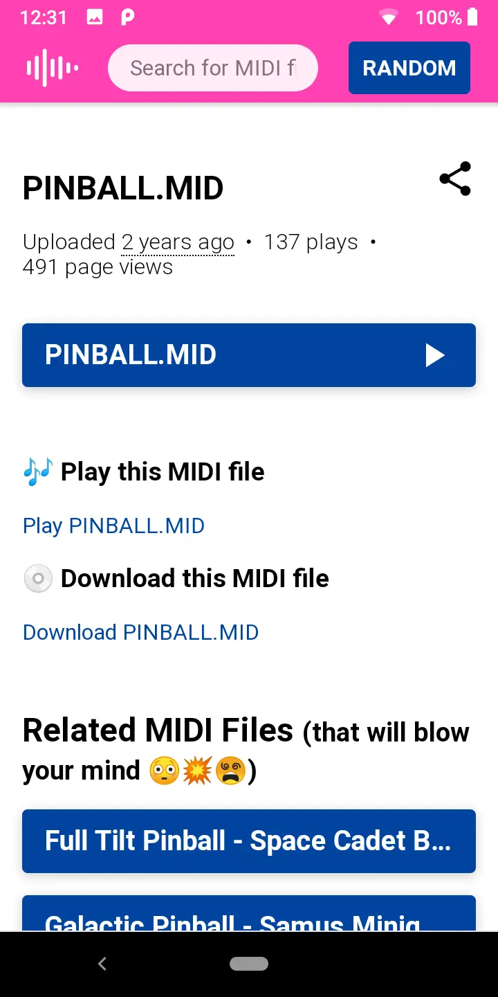 BitMidi screenshot 1