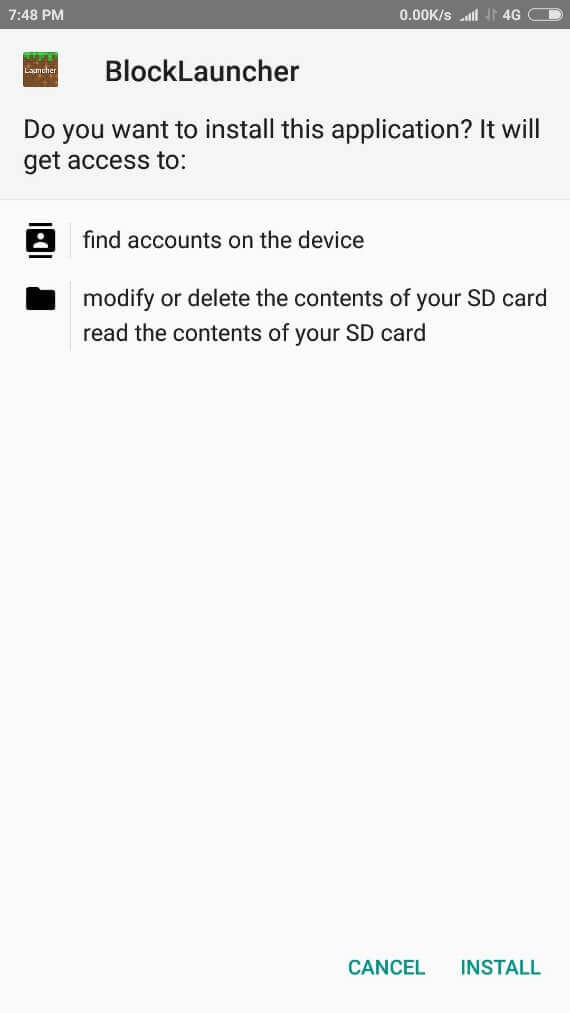 install BlockLauncher APK