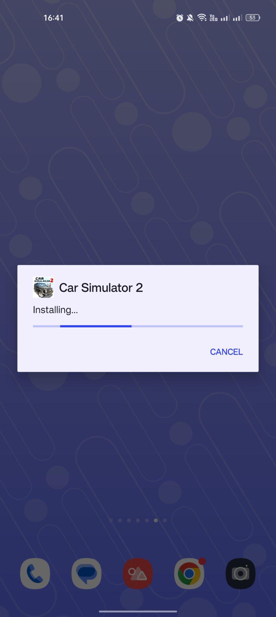 Car Simulator 2 apk installing