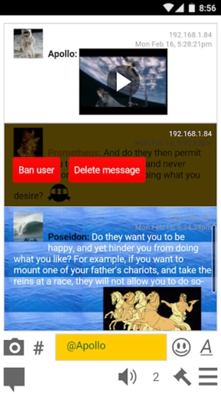 Chatango screenshot 1