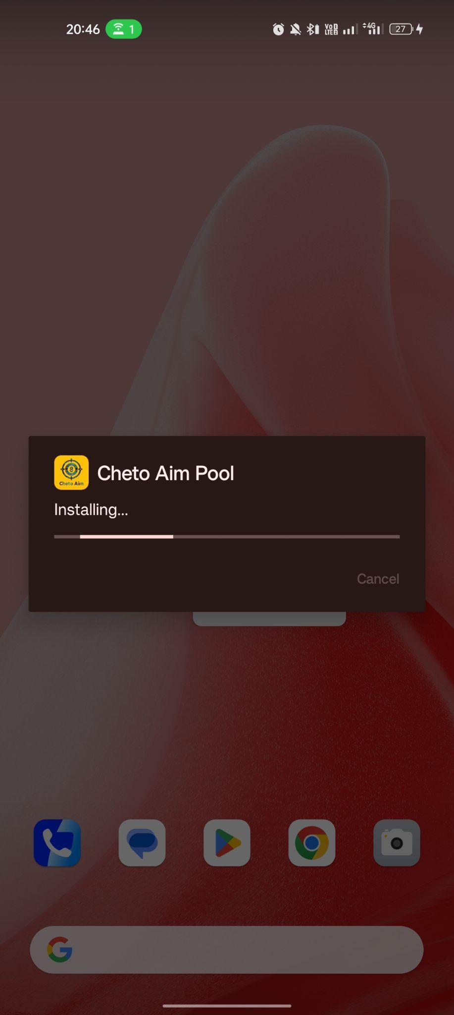 Cheto Aim Pool - Guidelines 8BP apk installing