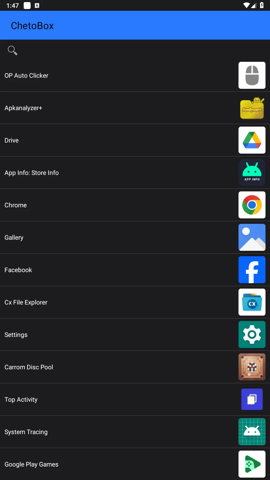 Cheto Box screenshot 1