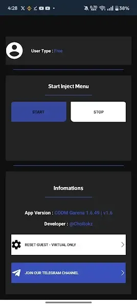 Chorok Injector screenshot 1