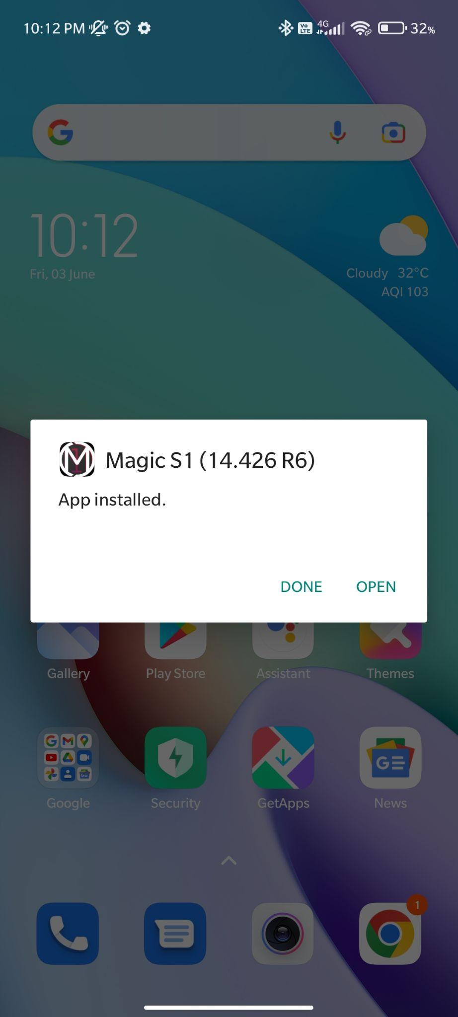 clash of magic apk installed