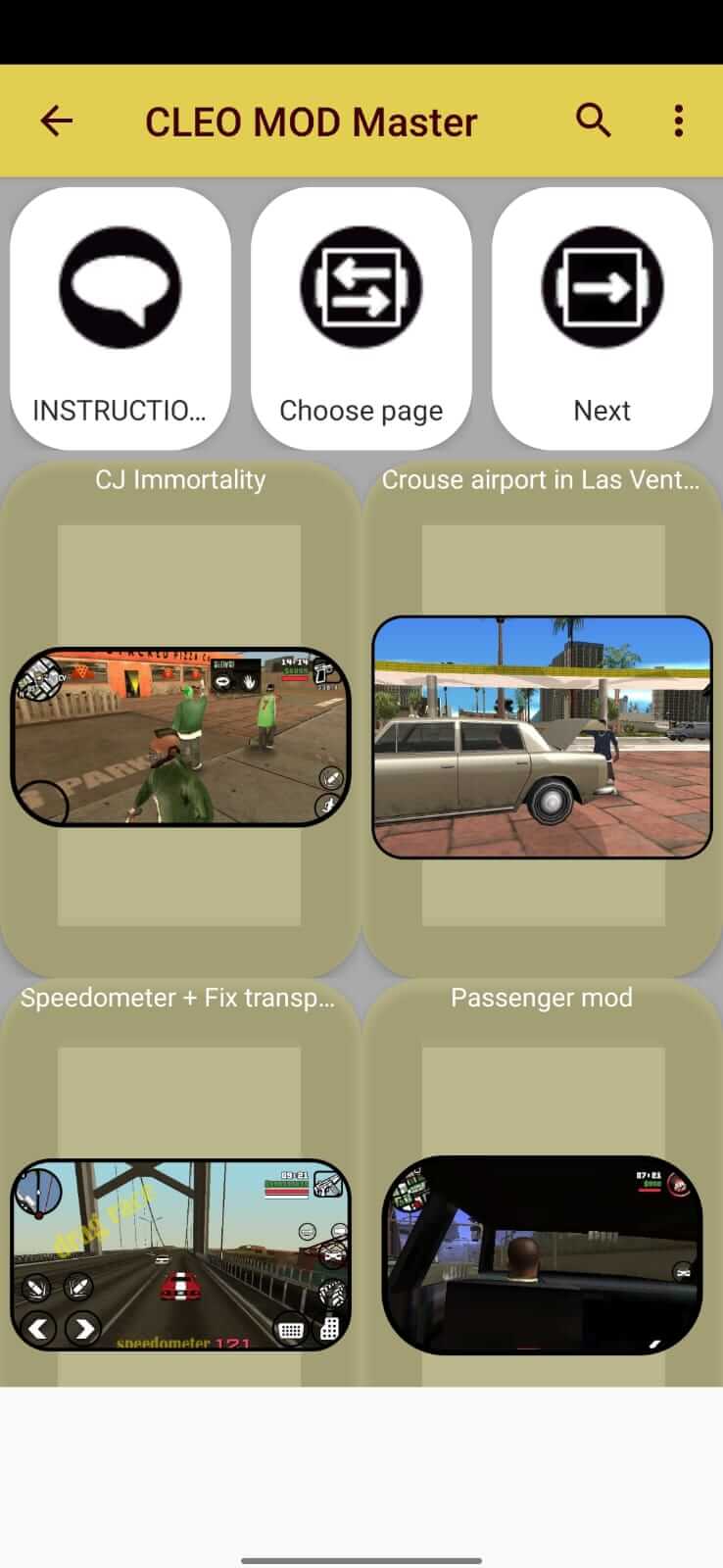 CLEO MOD Master screenshot 1