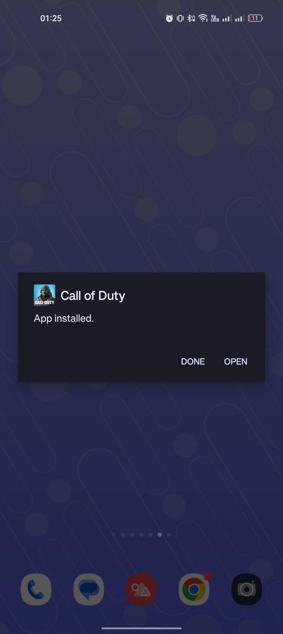 CODM Injector apk installed