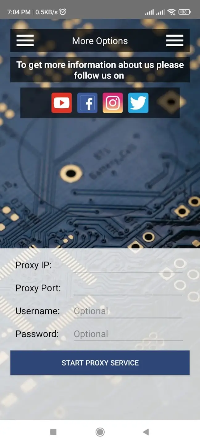 College Proxy screenshot 1