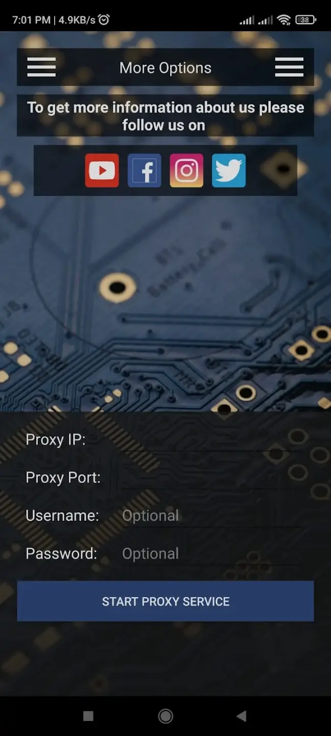 College Proxy screenshot 1