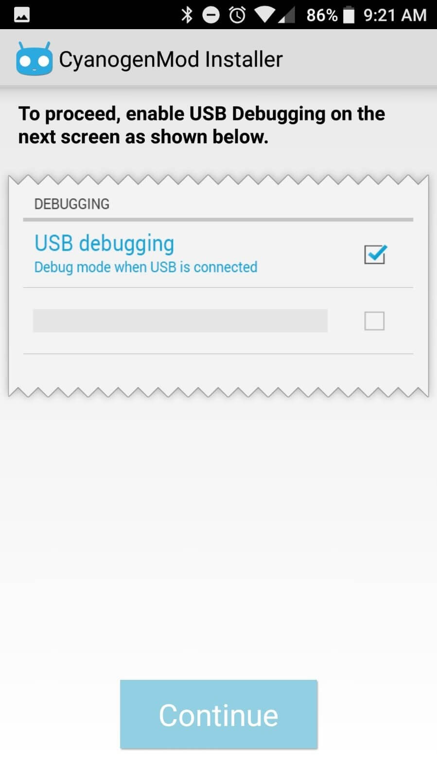 CyanogenMod Installer screenshot 1