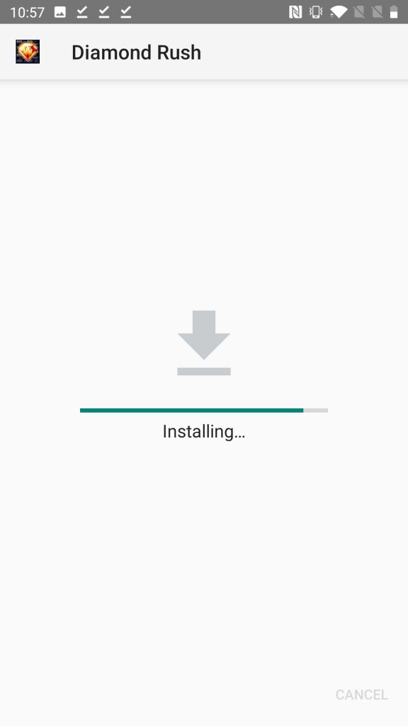 Diamond Rush Installing