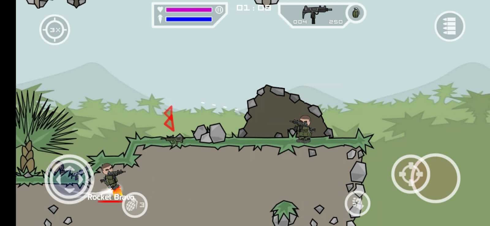 Doodle Army 2 : Mini Militia screenshot 1