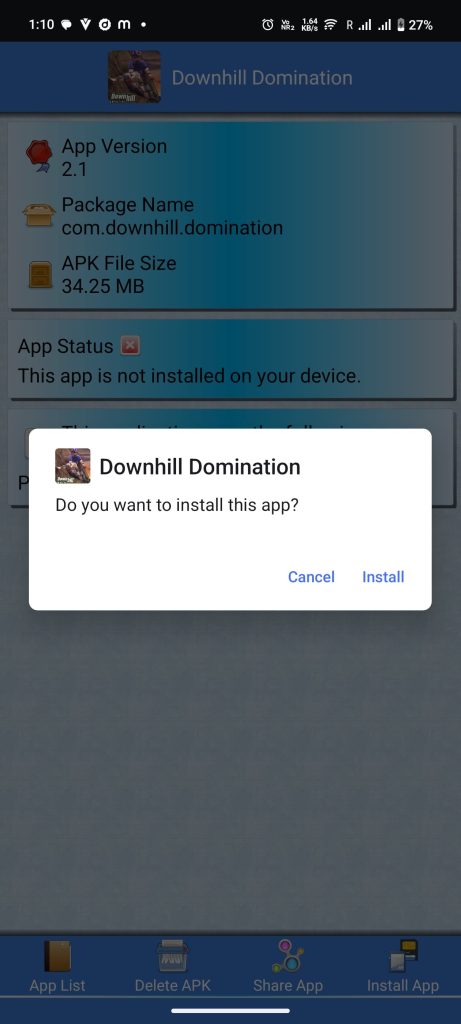 install Downhill Domination