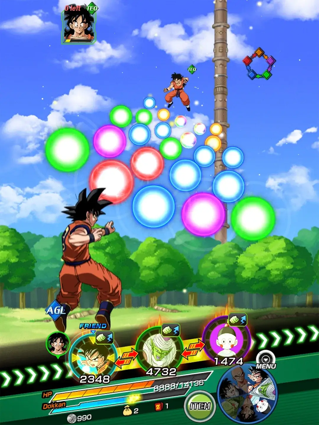 Dragon Ball: Tap Battle screenshot 1