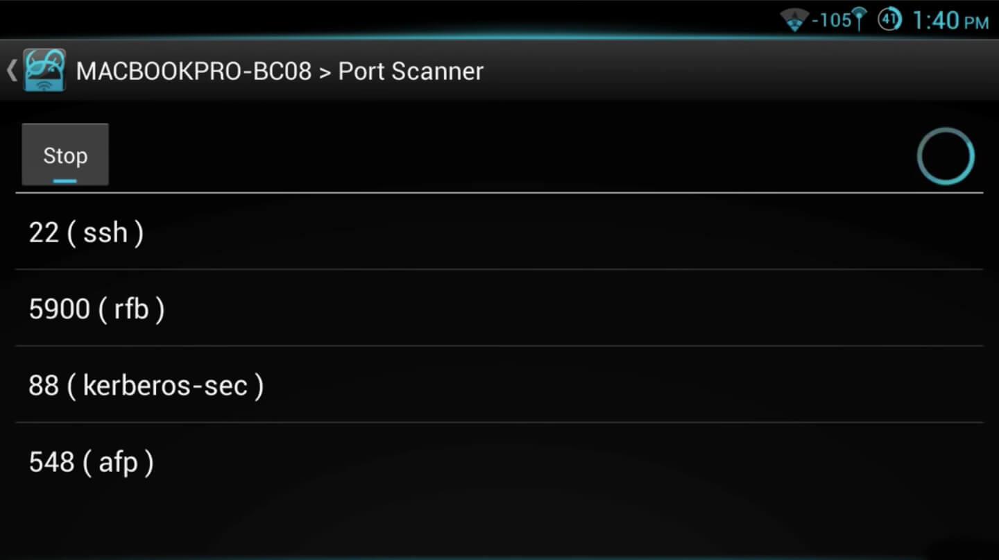 dSploit screenshot 1