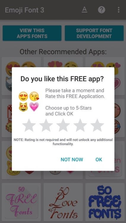 Emoji Font 3 screenshot 1