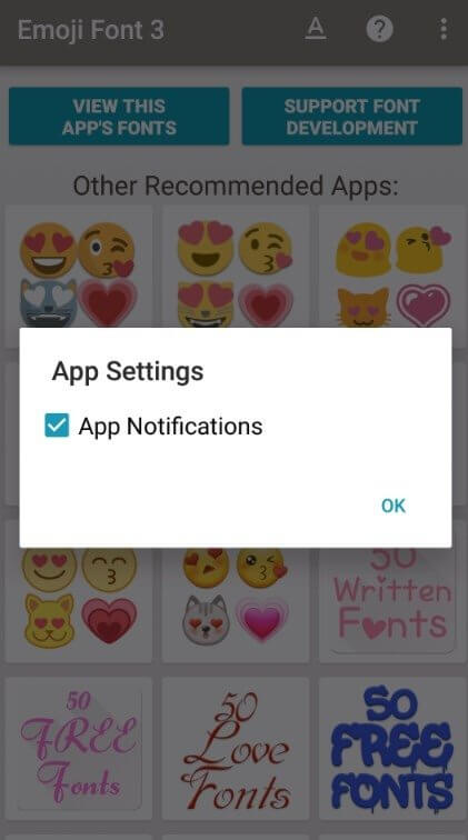 Emoji Font 3 screenshot 1