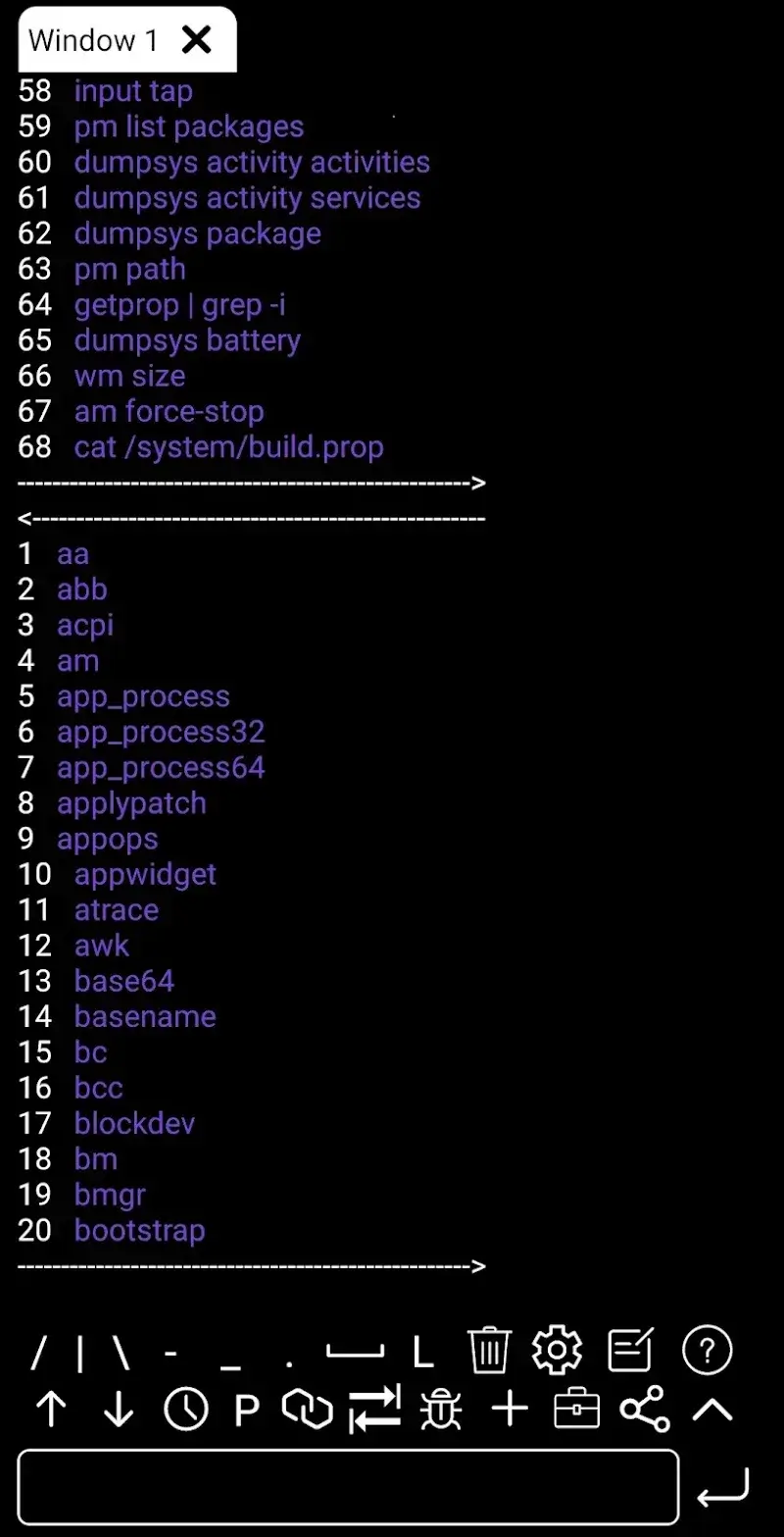 ADB Shell screenshot 1