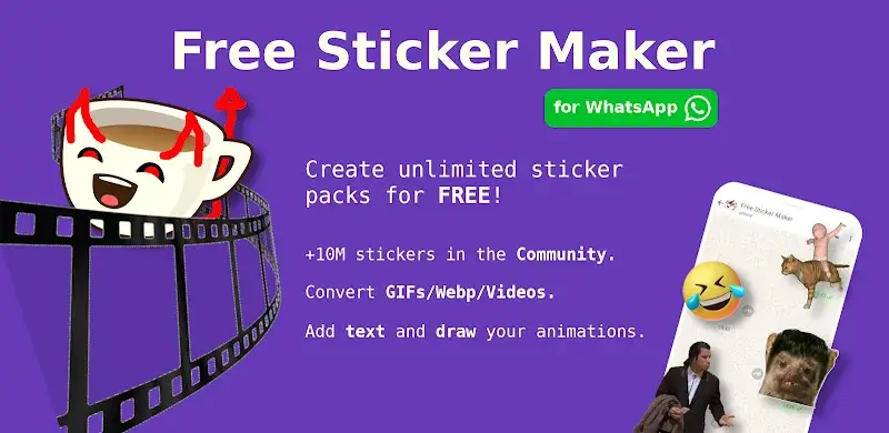 Animated Sticker Maker (Free Sticker Maker) screenshot 1