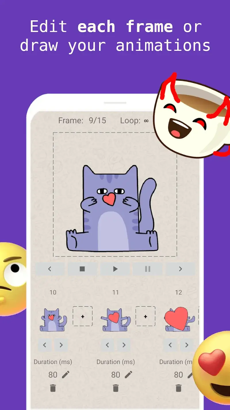 Animated Sticker Maker (Free Sticker Maker) screenshot 1