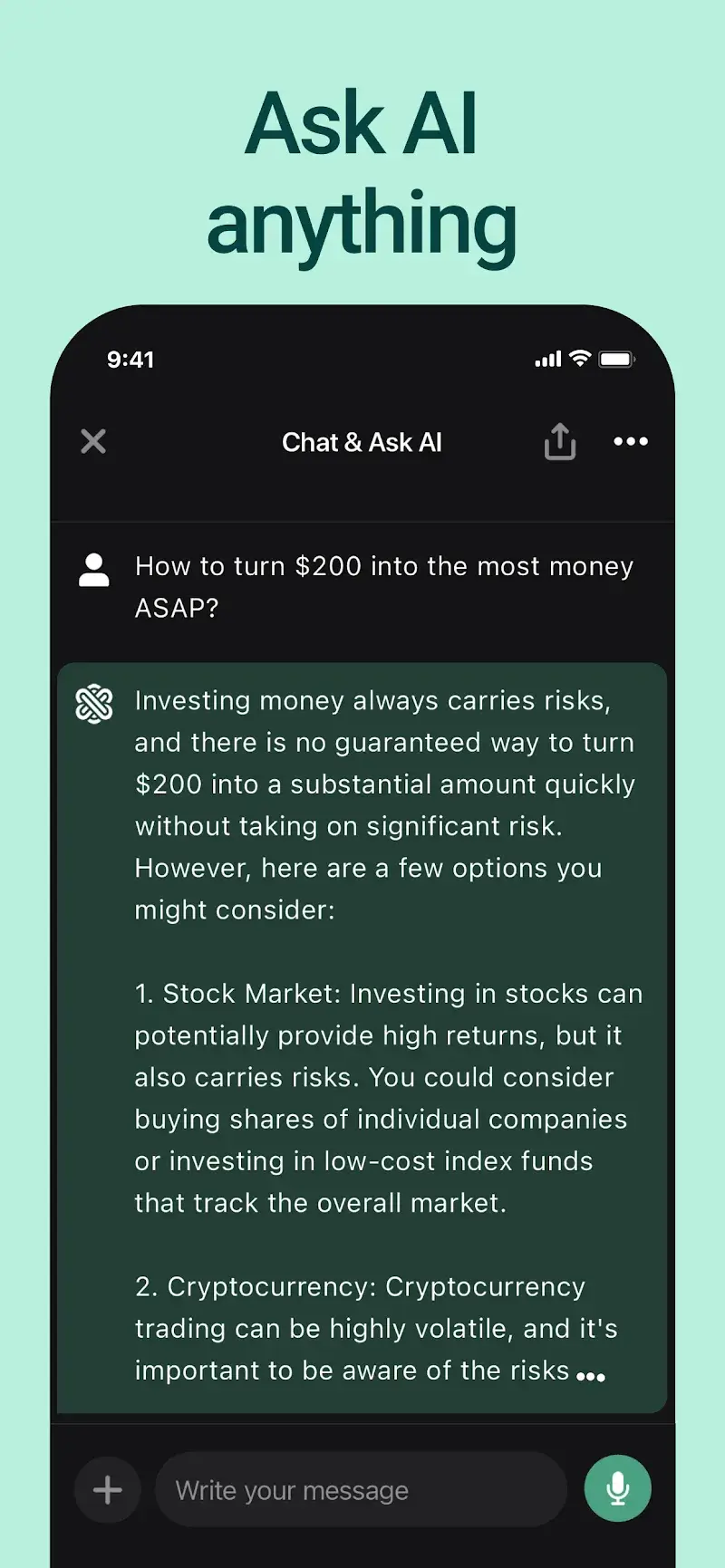 Ask AI screenshot 1