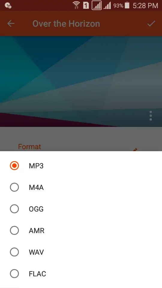 Audio Converter (MP3 AAC OPUS) screenshot 1