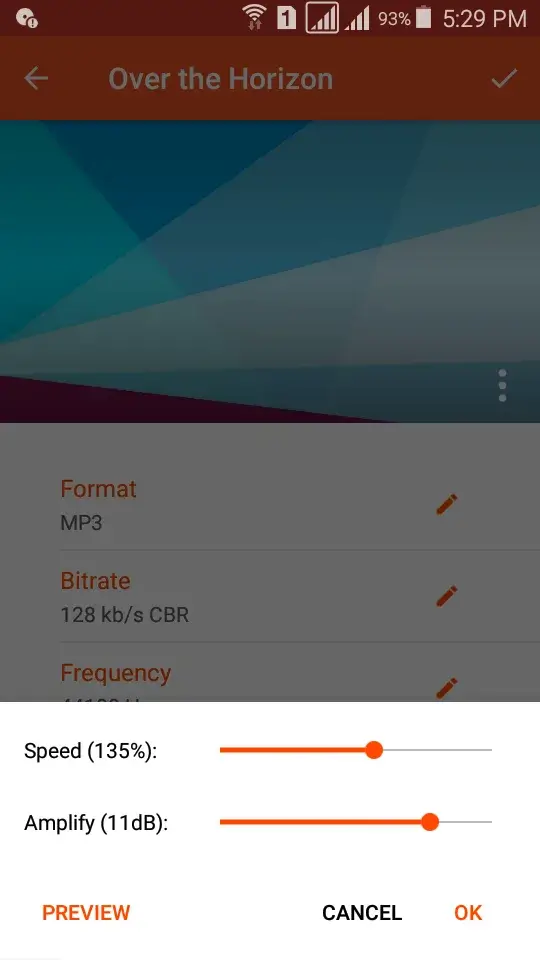 Audio Converter (MP3 AAC OPUS) screenshot 1