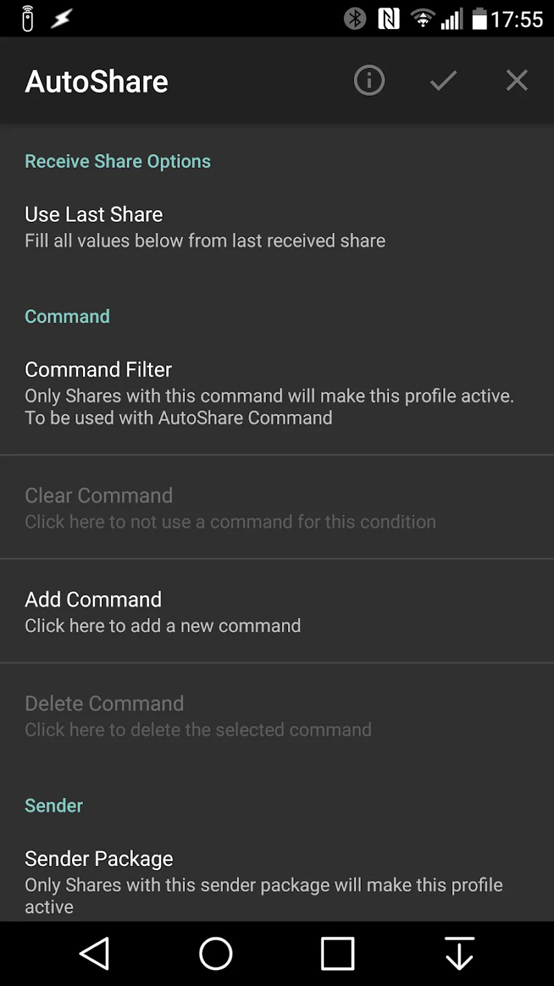AutoShare screenshot 1