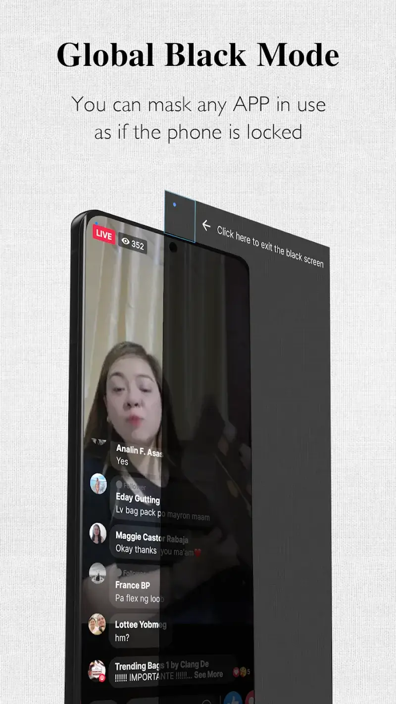 Background Camera ~ Very Safe screenshot 1