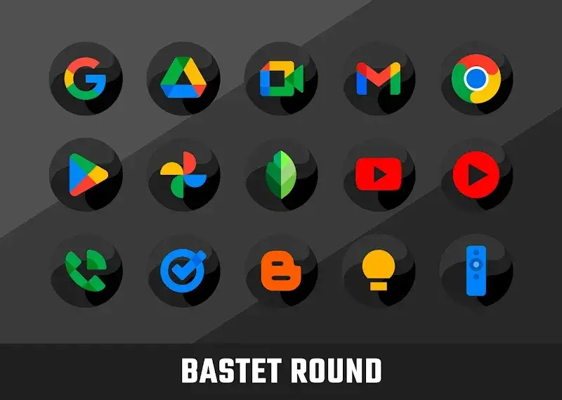 Bastet - Icon Pack (Round) screenshot 1
