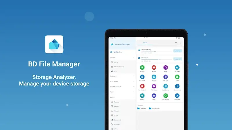 BD File Manager File Explorer screenshot 1