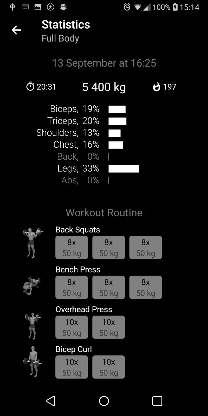 Bodybuilding. Weight Lifting screenshot 1