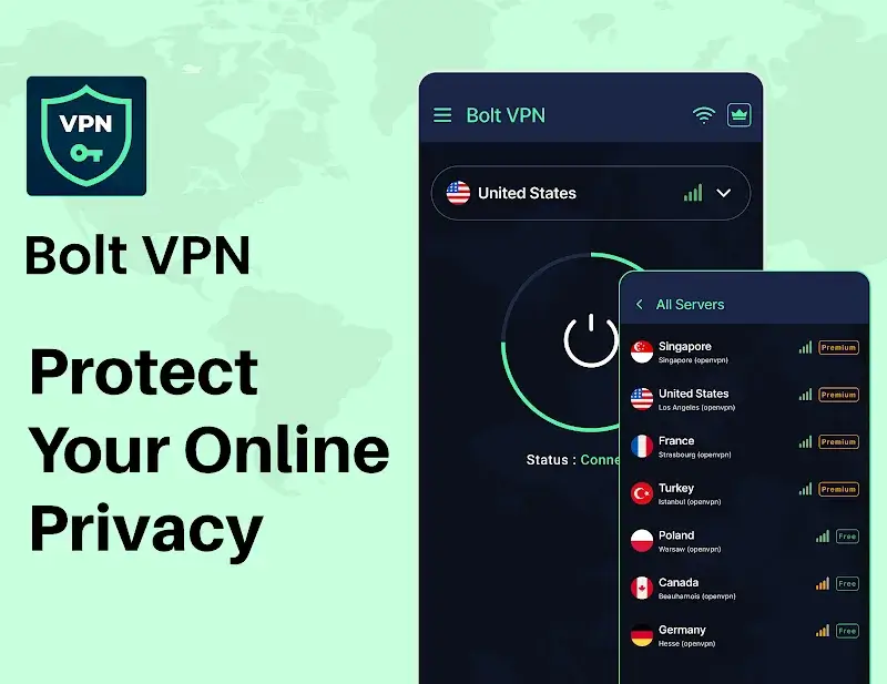 Bolt VPN screenshot 1