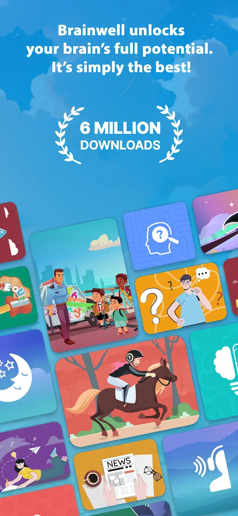 Brainwell - Brain Training screenshot 1