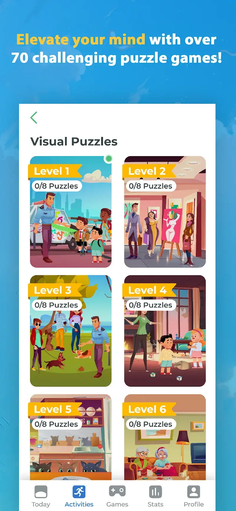 Brainwell - Brain Training screenshot 1