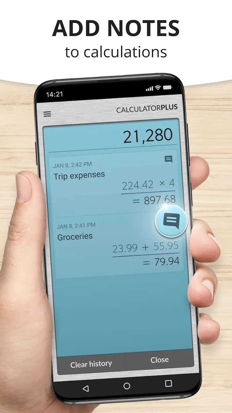 Calculator Plus screenshot 1