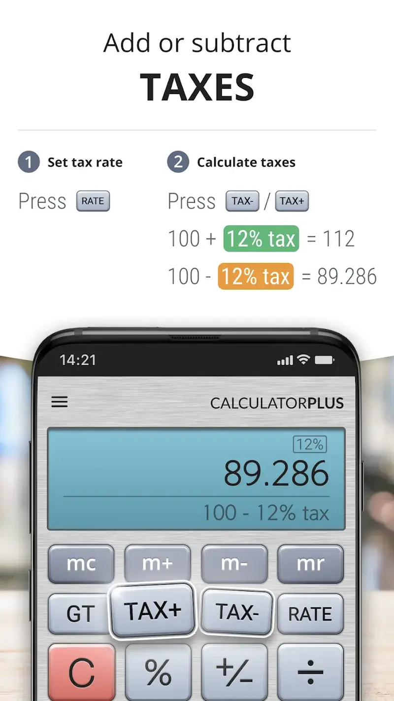 Calculator Plus screenshot 1