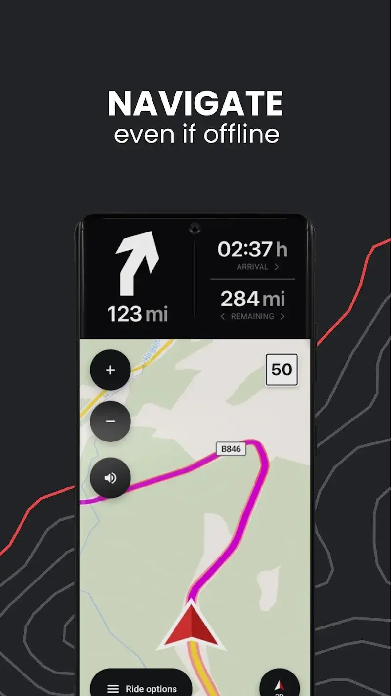 calimoto Motorcycle GPS screenshot 1
