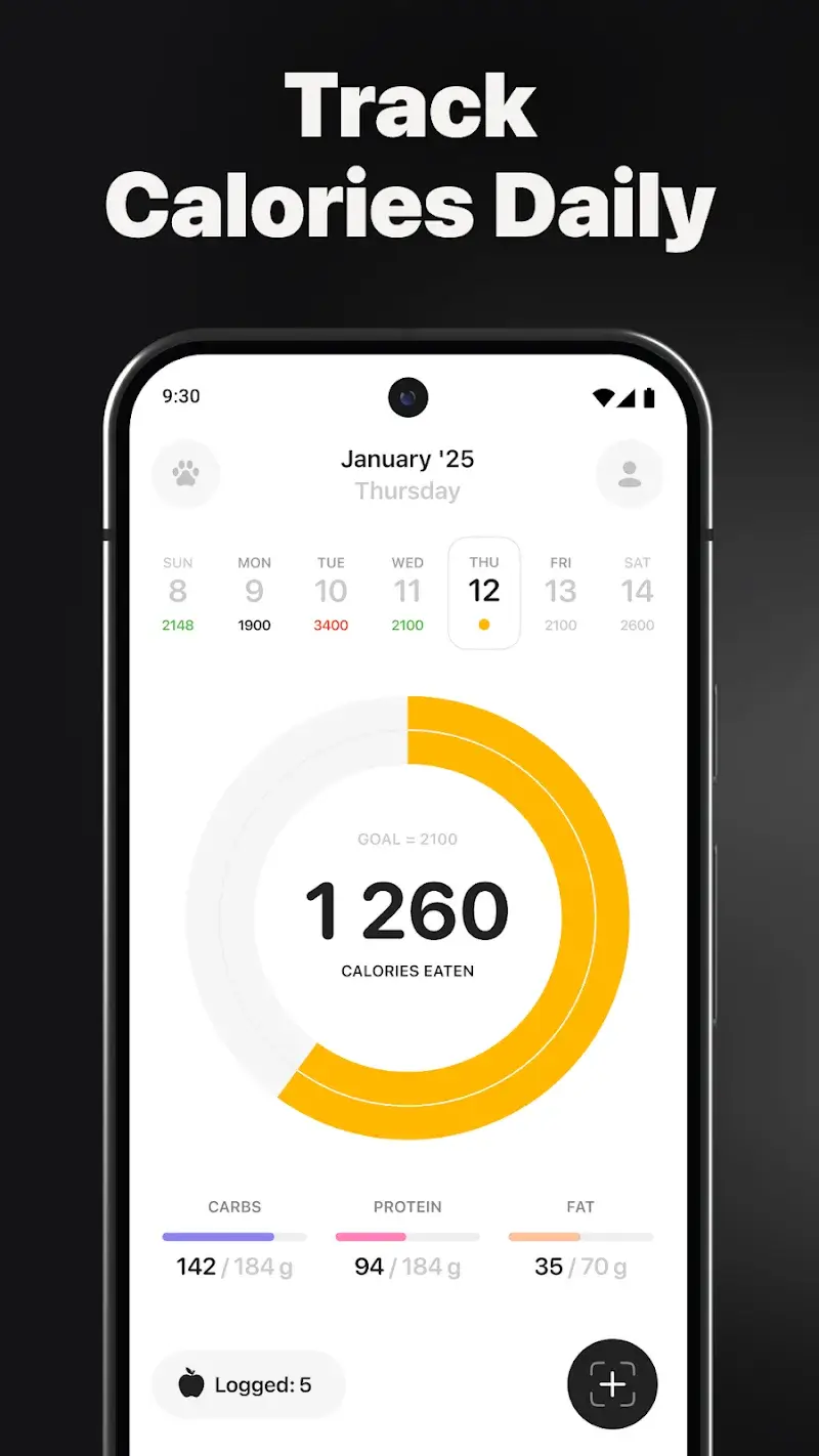 Calz: Calorie Counter AI screenshot 1