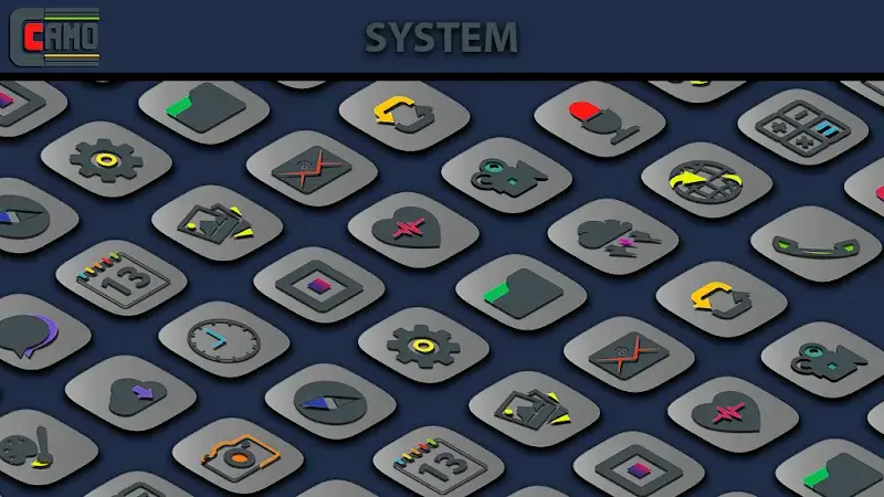 Camo Light Icon Pack screenshot 1
