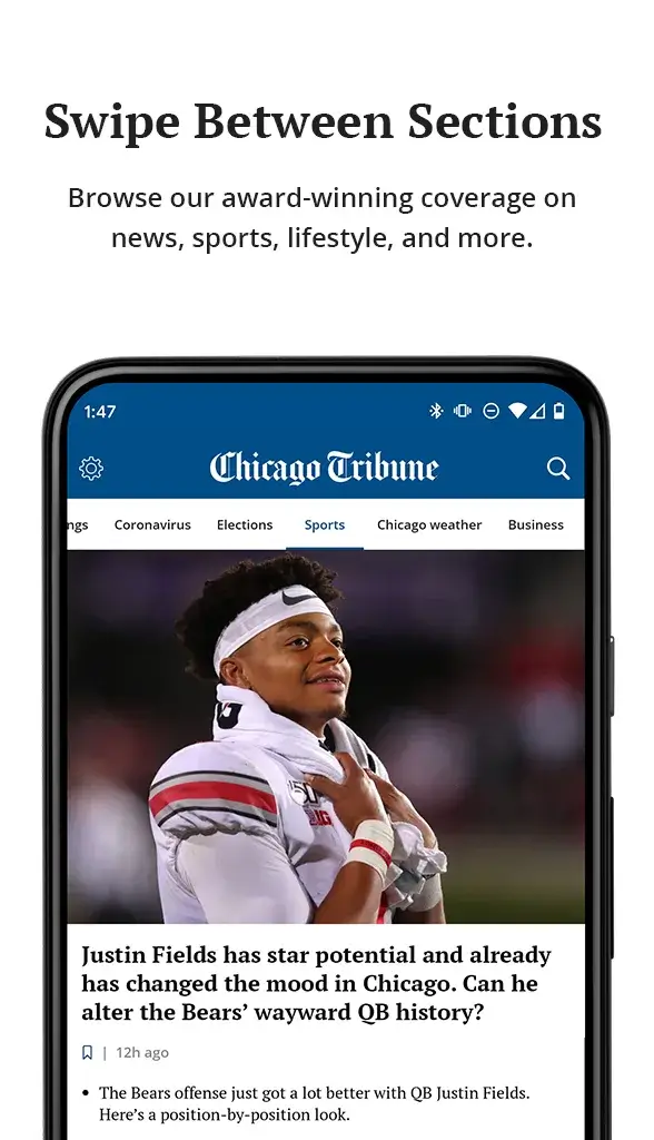 Chicago Tribune screenshot 1