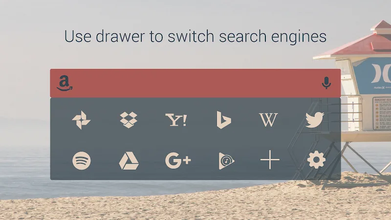 Custom Search Bar Widget CSBW screenshot 1